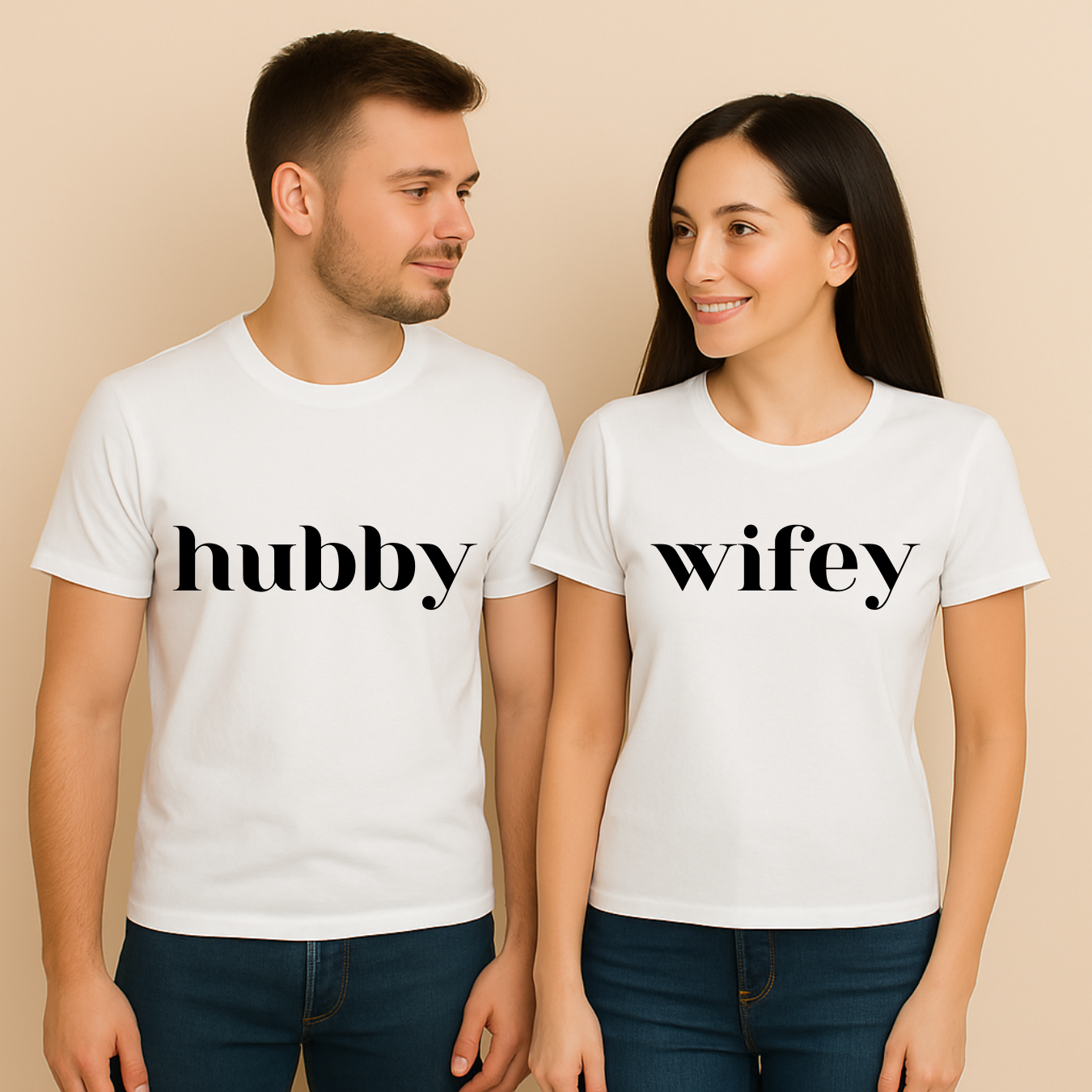 Hubby & Wifey Matching Couple