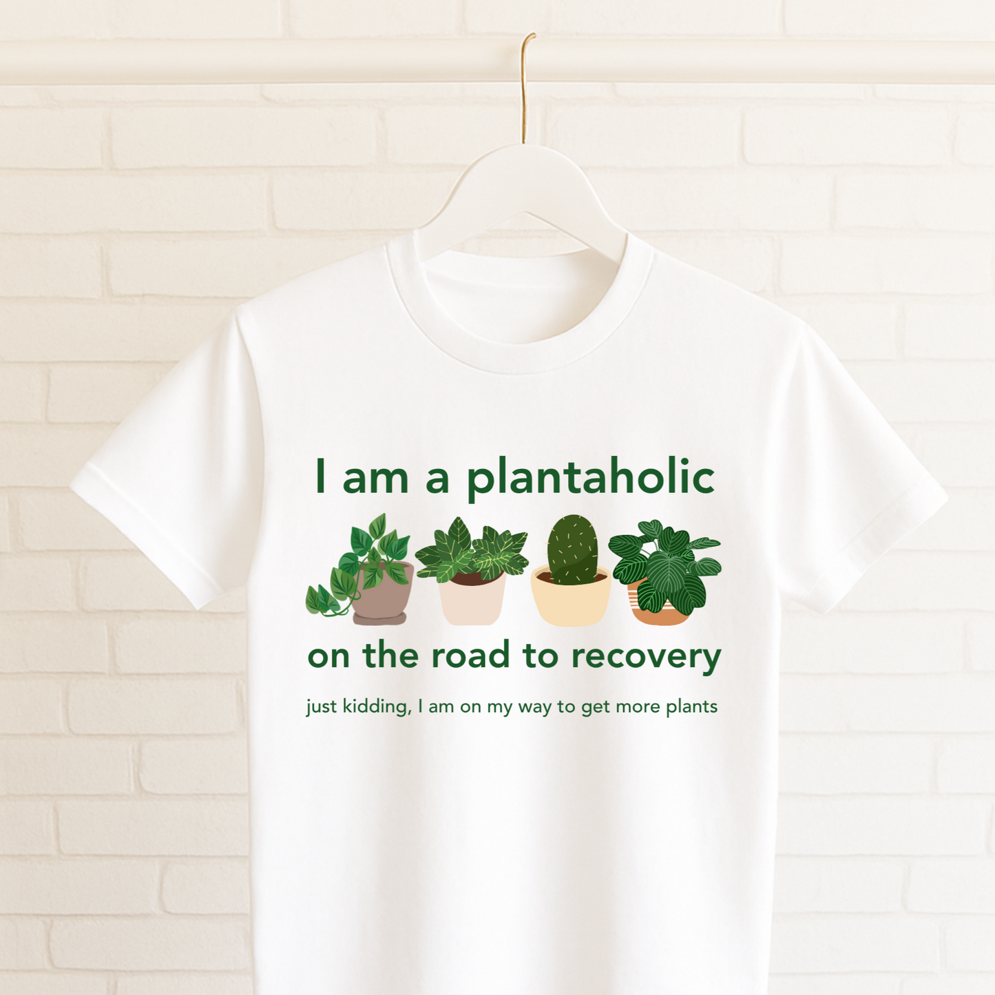 I Am a Plantaholic on the Road to Recovery – Short Sleeve Shirt