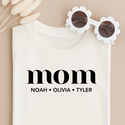 Personalized Kids' Names – Short Sleeve Shirt