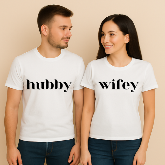 Hubby & Wifey Matching Couple